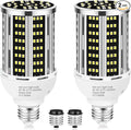45W LED Corn Light Bulb 2 pack, 400W Equivalent 5000K Commercial Grade Daylight by YANYCN