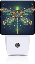 Golden Dragonfly Night Light, Plug-in Nightlight by FOISIIAEA