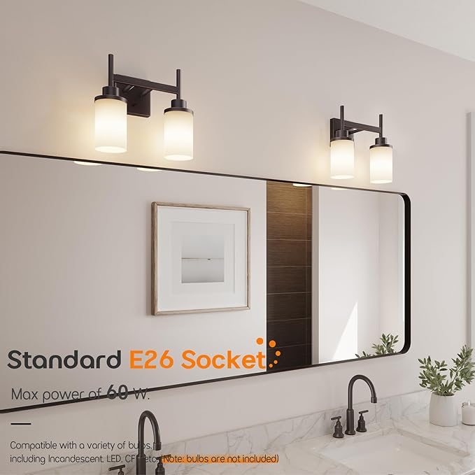 Wall Lights Over Mirror Bathroom Vanity Light Fixtures - Image 4