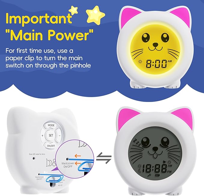 B&H Sleep Trainer Clock for Toddler - Image 8