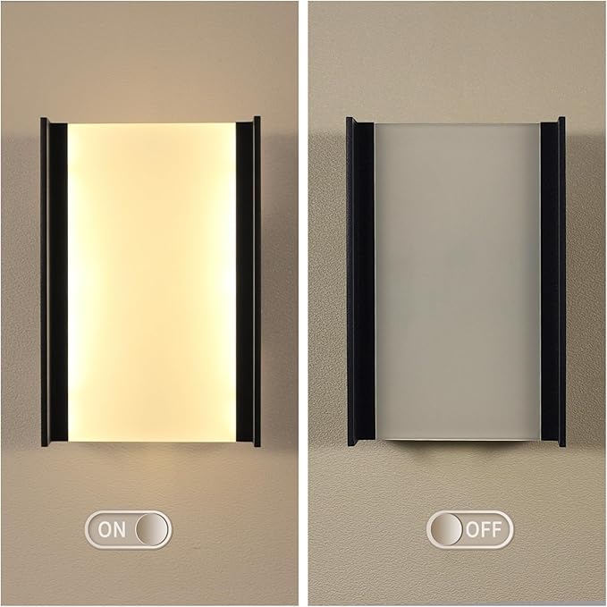 20W Outdoor Wall Sconces, Modern LED Outdoor Wall Light, Up Down Waterproof - Image 7