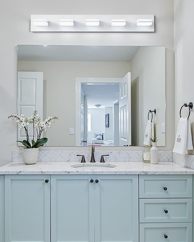 VONLUCE Bathroom Vanity Light Fixture, 5-Light Modern LED Vanity Light - Image 8