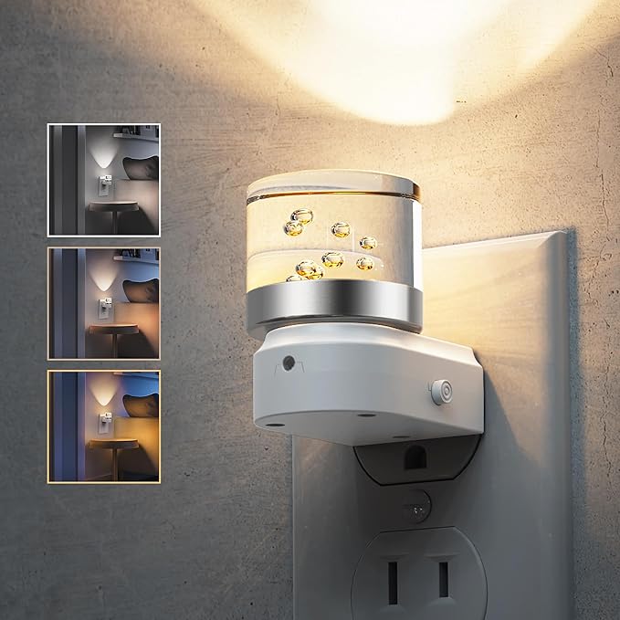 L LOHAS LED Night Lights Plug into Wall, 2 Pack 3000K/4000k/5000K Adjustable by LLOHASLED