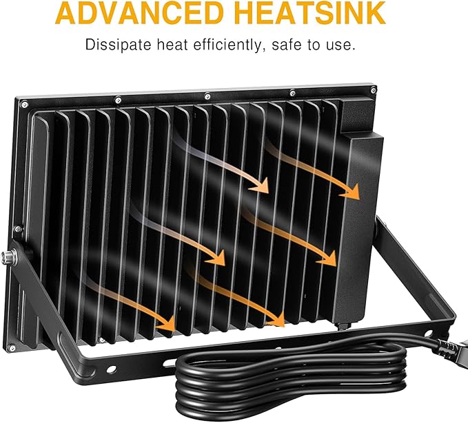 Onforu 300W Flood Lights Outdoor, 30000lm Bright LED Work Light - Image 6