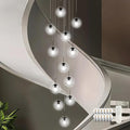 KoKo&Yukina 12-Light Black Mid Century Modern Chandelier by KoKoYukina