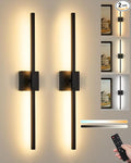36 Inch 8000mAh Rechargeable Battery Operated Wall Sconce Set of Two, by Rayogale