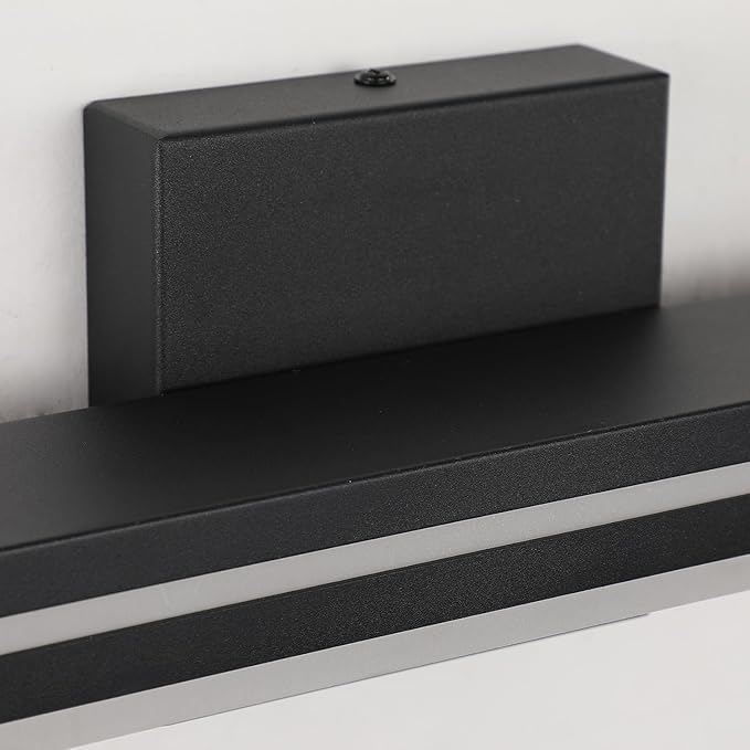 SineRise 48-Inch LED Modern Bathroom Vanity Light Bar, Matte Black Modern - Image 7