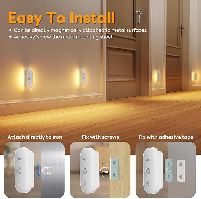 Motion Sensor Night Light Rechargeable: 90-Day Lasting Battery - Image 7