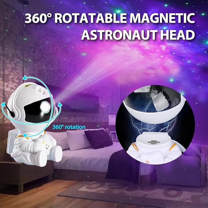 Astronaut Star Projector, Star Projector Galaxy Light - Image 5