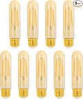 E26 T10 LED Light Bulbs, 5 Inch Vintage Tubular Thin Edison Bulbs, 2200K by Decoaui