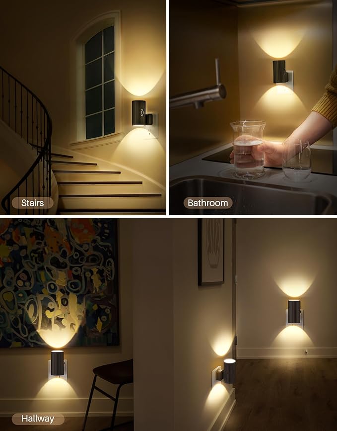 Night Lights Plug into Wall, LED Plug in Night Light, Dusk to Dawn Light Sensor - Image 5