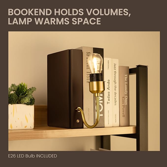 AELS Wooden Bookshelf Lamp - Image 3