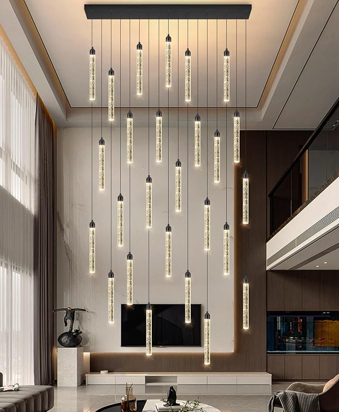 Rectangular Chandeliers 26-Lights Long Light - Image 9