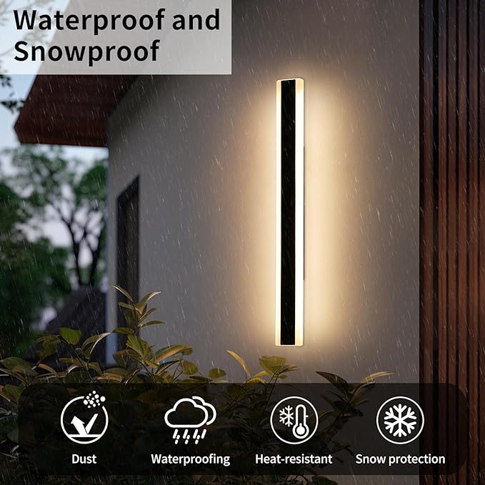 39inch Outdoor Wall Lights, Modern Outdoor Lights - Image 5