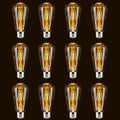 ASOKO LED Dimmable Edison Light Bulbs 4W Vintage Light Bulb, 2200K-2400K Warm by ASOKO