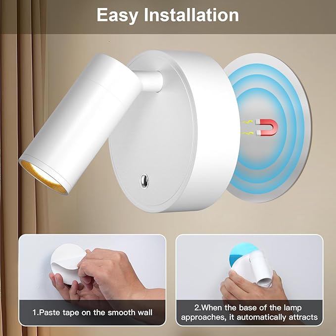 Kimjo Spot Lights Indoor, Rechargeable Plant Spotlight Indoor, Wireless LED Up - Image 3