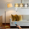 63" Wood Floor Lamp for Living Room Dimmable Standing Lamp by G-SAFAVA