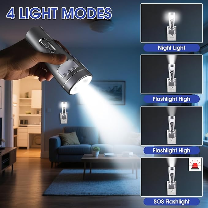 3 Pack Rechargeable Emergency Lights - Image 4