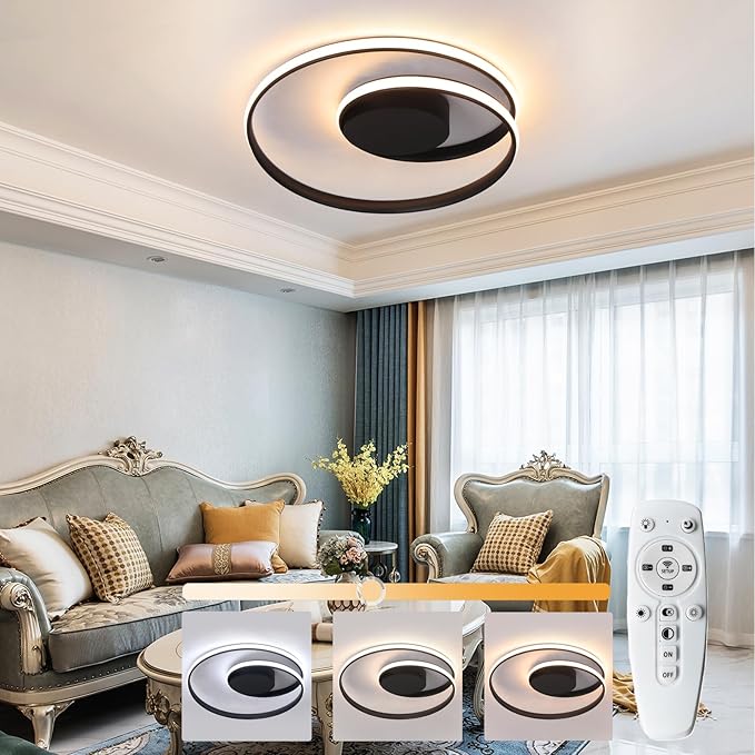 Modern LED Dimmable Flush Mount Ceiling Light by Kaniker