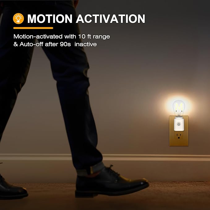 LED Motion Sensor Night Light, Motion Activated Night Light, Night Lights Plug - Image 4