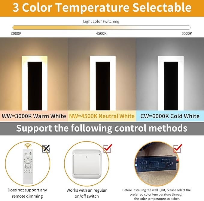 Upgrade Widened 2 Pack 31.4inch Modern Outdoor Wall Sconce, 3 Color - Image 2