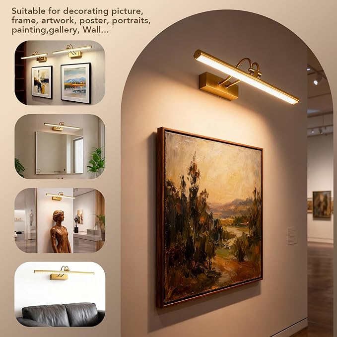 Picture Light, Picture Lights for Wall Cordless, Battery Wall Lights for - Image 4