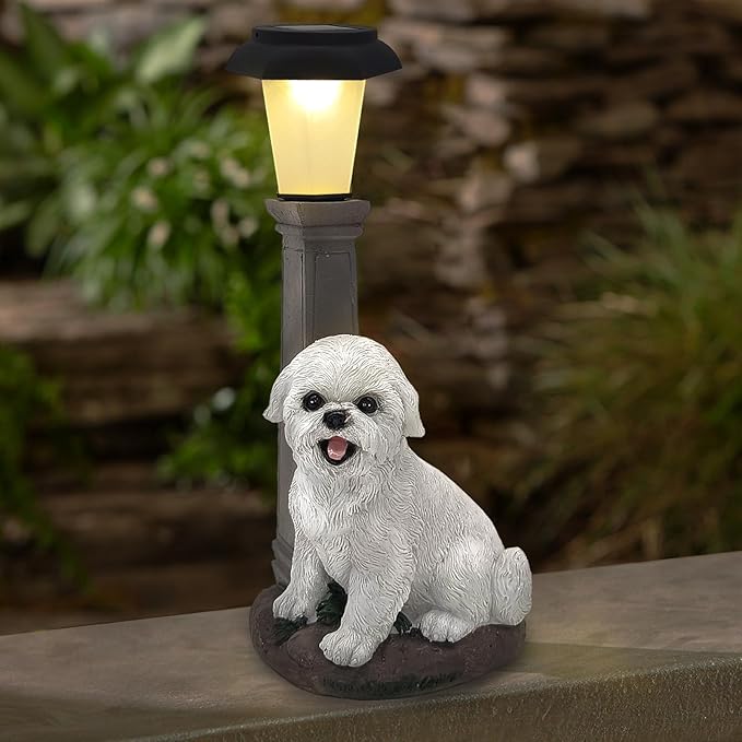 BAYN Solar Dog Garden Statues - Image 2