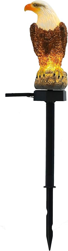 Eagle Figurine Garden Solar Stake Light Solar Eagle Lights Outdoor Decorative - Image 8