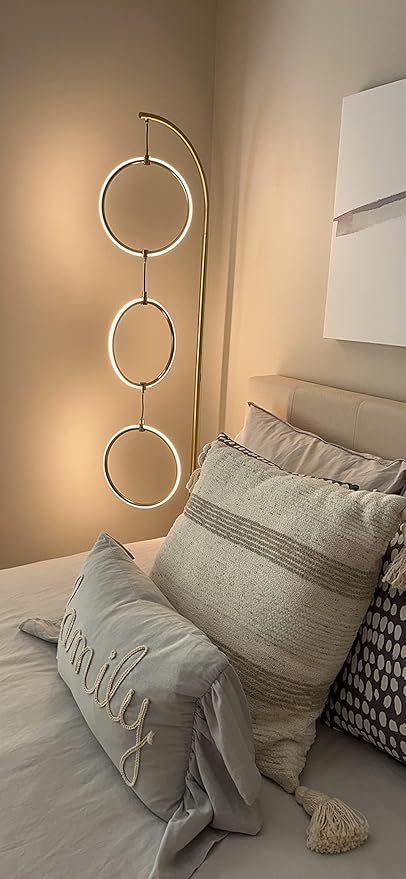 Brightech Nova 74 in. Antique Brass Industrial 3-Light LED Energy Efficient - Image 3