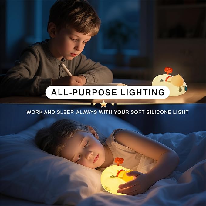 Duck Night Light for Kids, 3 Brightness Levels LED Nursery Lamp Dimmable & - Image 7