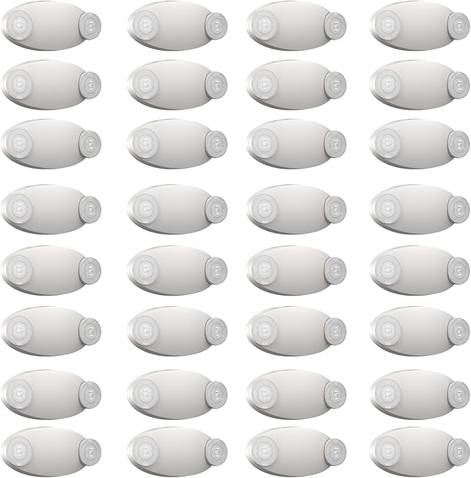 24 Packs Emergency Lights for Business, Hard Wired, LED Emergency Lights by EXITLUX