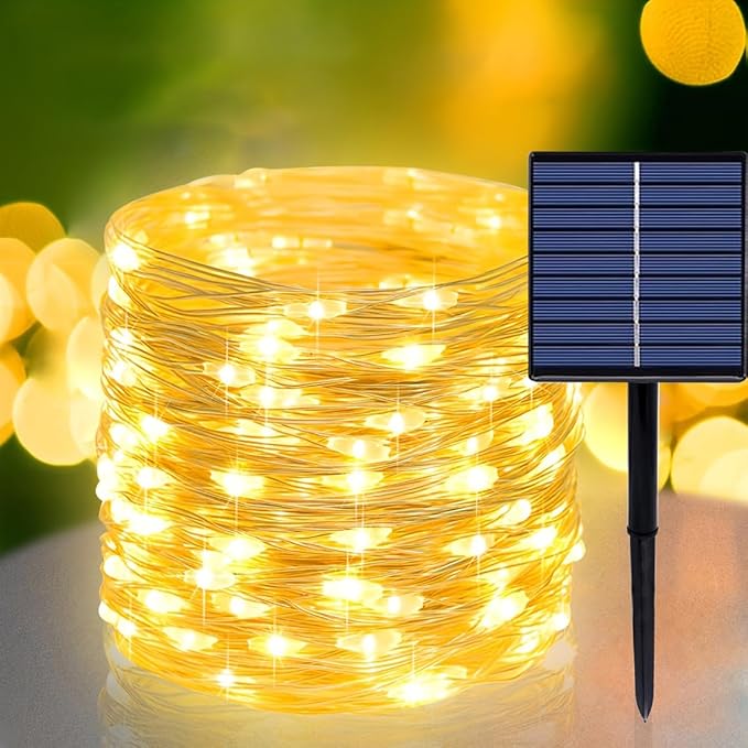 Solar String Lights for Outside, 66FT 200 LED Outdoor Solar Fairy Lights by Unknown
