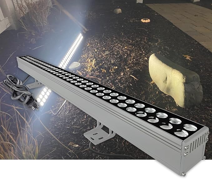 LED Wall Washer Lights-72W 5000K Daylight Wall Wash Lighting, IP65 Waterproof by YRXC