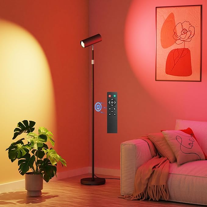 Spotlight Floor Lamp, Tall LED Standing Lamp by SIBRILLE