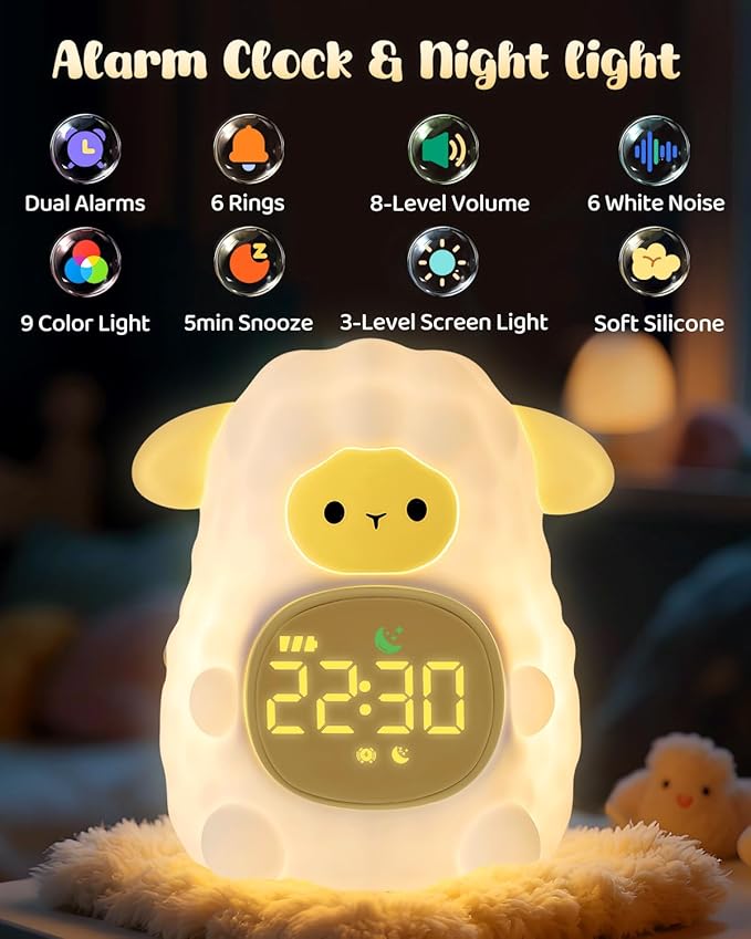 Sheep Alarm Clock for Kids - Image 2