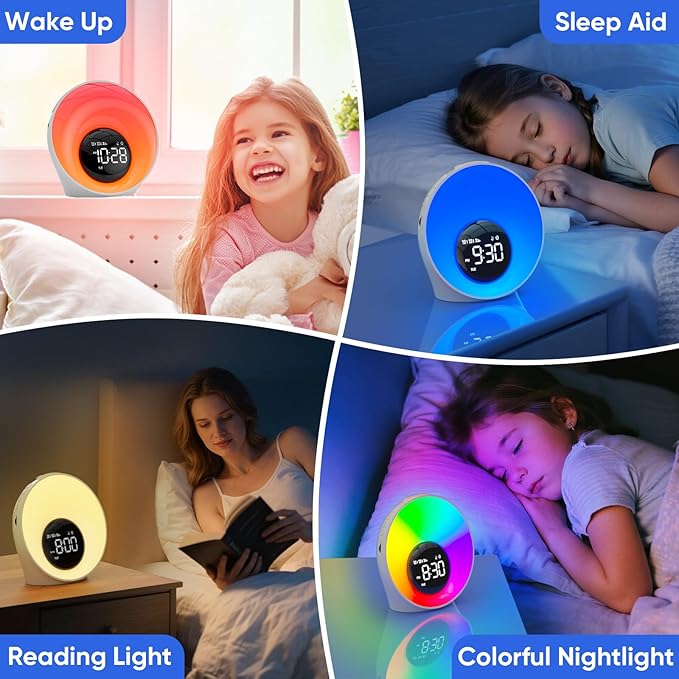 Wake Up Light Sunrise Alarm Clock - Image 8