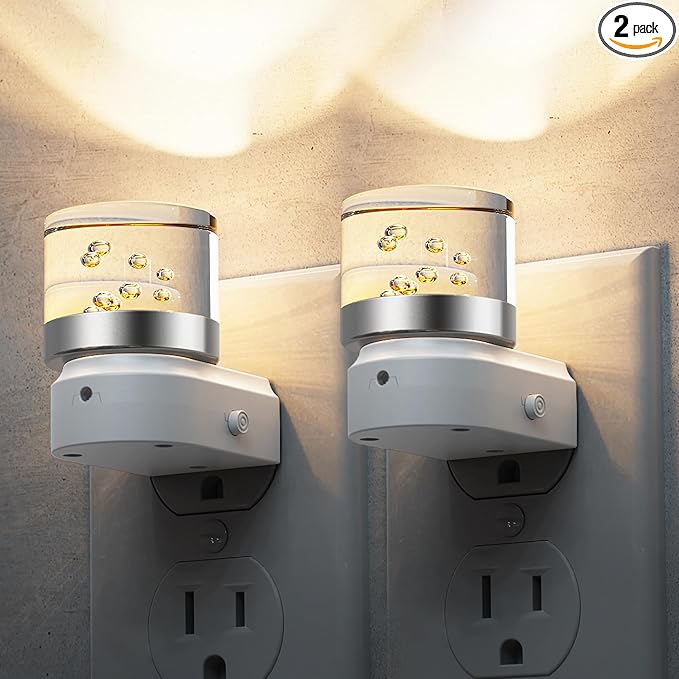 L LOHAS LED Night Light, 2 Pack Night Lights Plug into Wall, 3000K Soft Light by LLOHASLED
