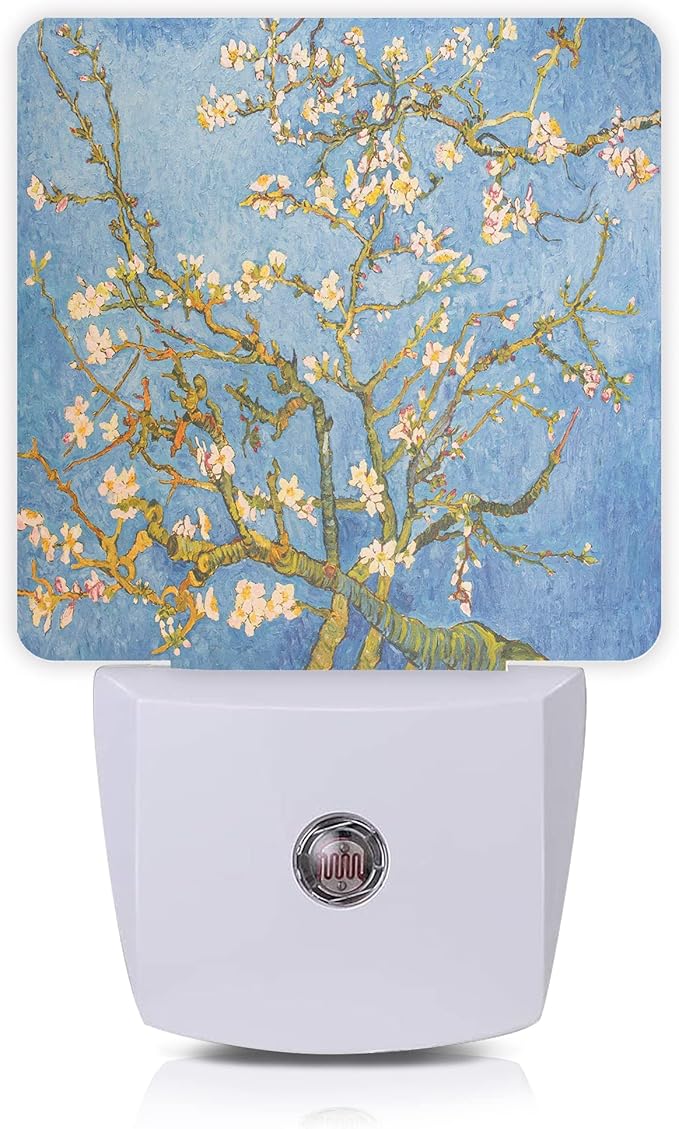 Blossoming Almond Tree Night Light, Night Lights Plug into Wall by Oeaskly