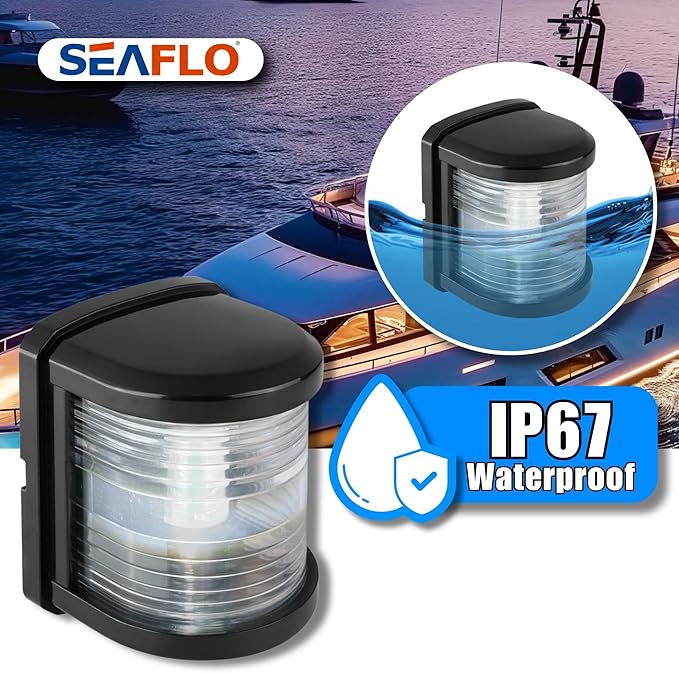 SEAFLO 11 Series Regular Sized LED White Masthead light Navigation Light – 12V - Image 6