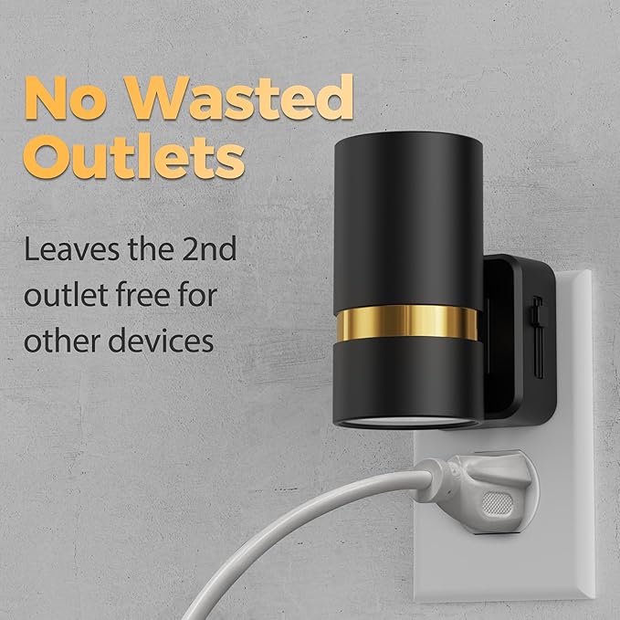 DORESshop LED Night Lights Plug into Wall, 2 Pack, Slide Brightness Adjustable - Image 7