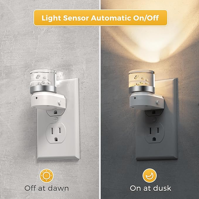 L LOHAS LED Night Light, Night Lights Plug into Wall, 3000K Soft Light LED - Image 2