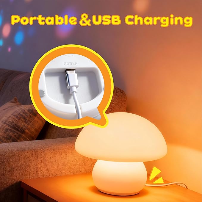 Rechargeable Squishy Lamp, Dimmable Nightlamp - Image 5