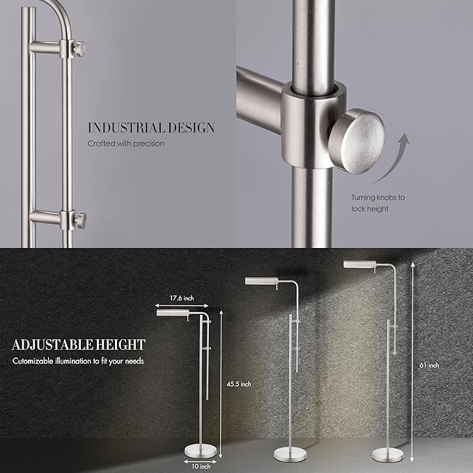O'Bright Cedric Adjustable Pharmacy Floor Lamp - Image 3