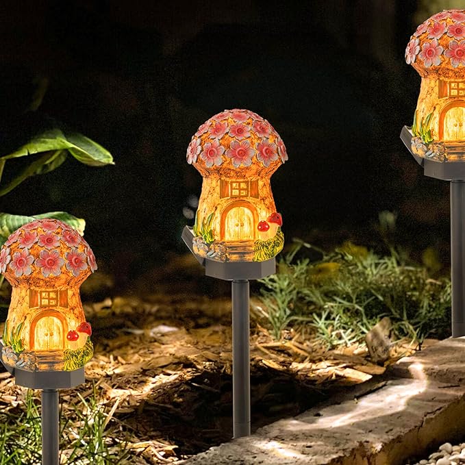 Dazzle Bright Solar Mushroom Lights Fairy Garden Lights - Image 2