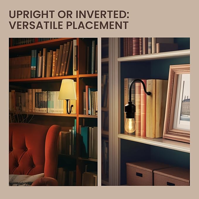 AELS Wooden Bookshelf Lamp - Image 4