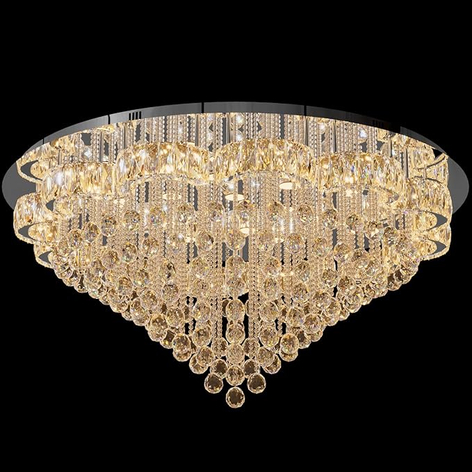 Flashing God 48inches Chrome Crystal Chanderliers - Image 8