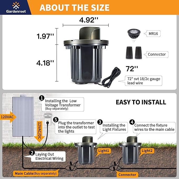 Gardenreet Well Lights Landscape LED - Image 5