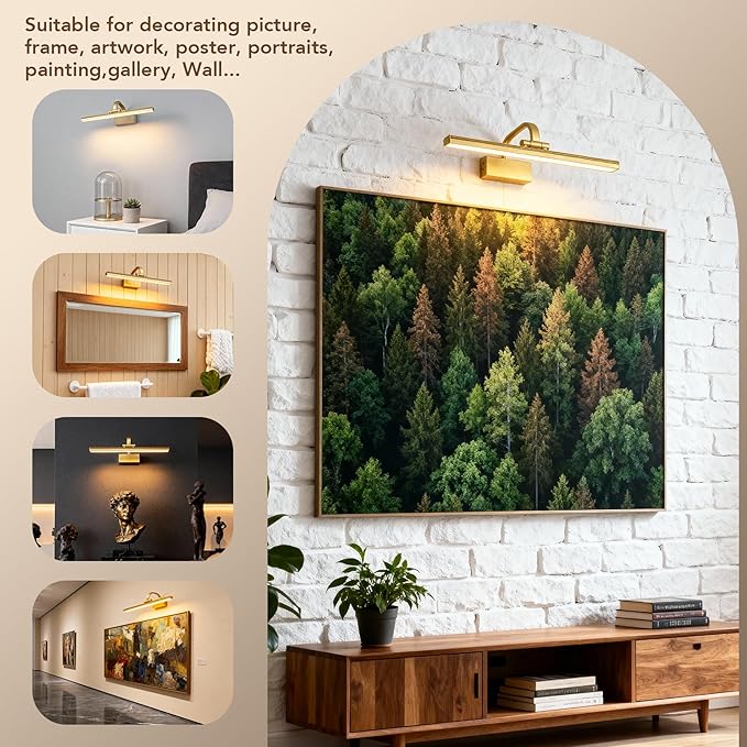 Picture Light, Picture Lights for Wall Cordless, Battery Wall Lights for - Image 4