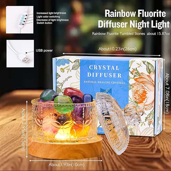 Runyangshi Crystal Lamp Night Light - Image 4