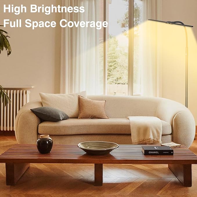 Cordless Rechargeable Floor Lamp, Adjustable Bright Reading Lamps Floor Standing - Image 5